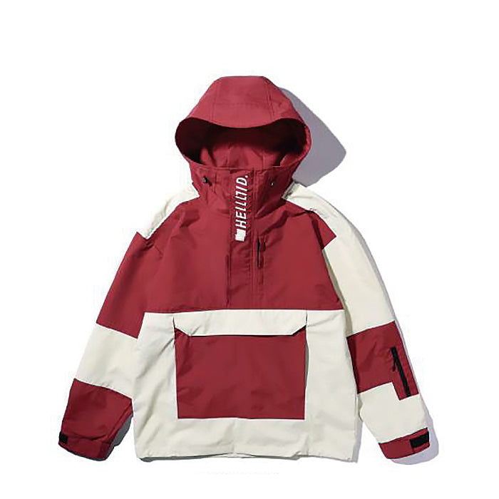 スノーボード ウェア ヘルロイド HELLOID 3LAYER ANORAK JACKET BURGUNDY 25-26 送料無料 日本正規品 予約商品 店頭受け取り可能