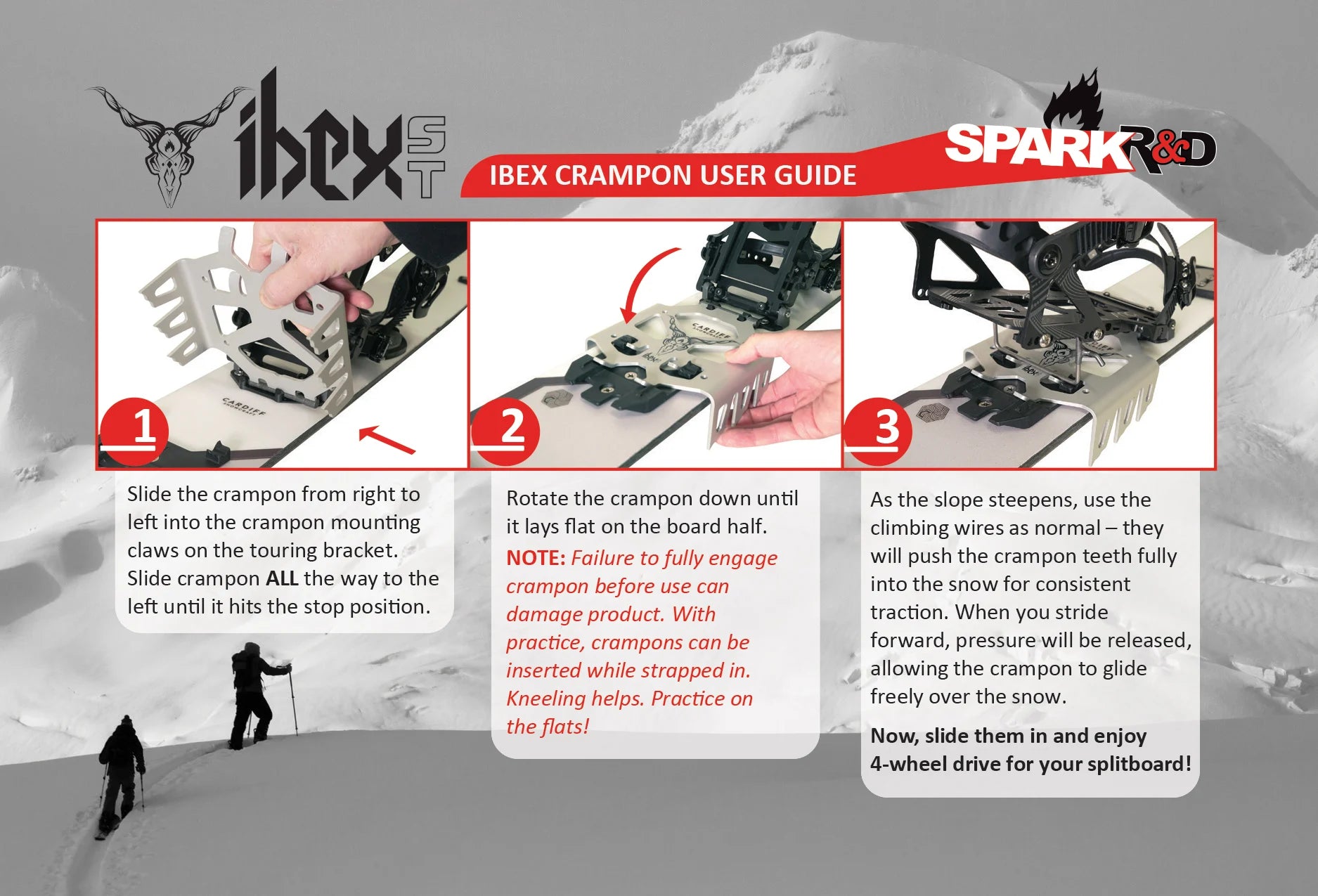 SPARK R&D スパーク IBEX ST 25-26 スノーボード アクセサリー Black