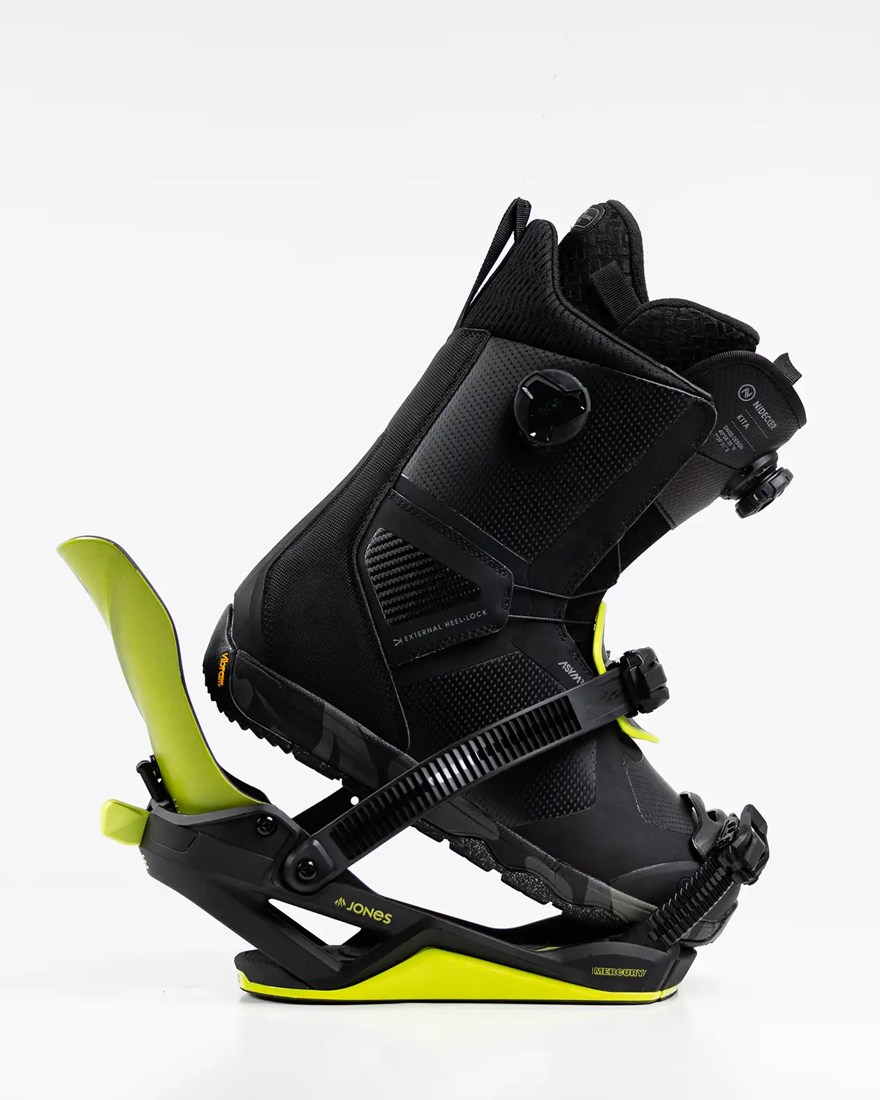スノーボード ビンディング  JONES M's Mercury Fase  art Howler Lime 25-26 送料無料 日本正規品 予約商品 店頭受け取り可能