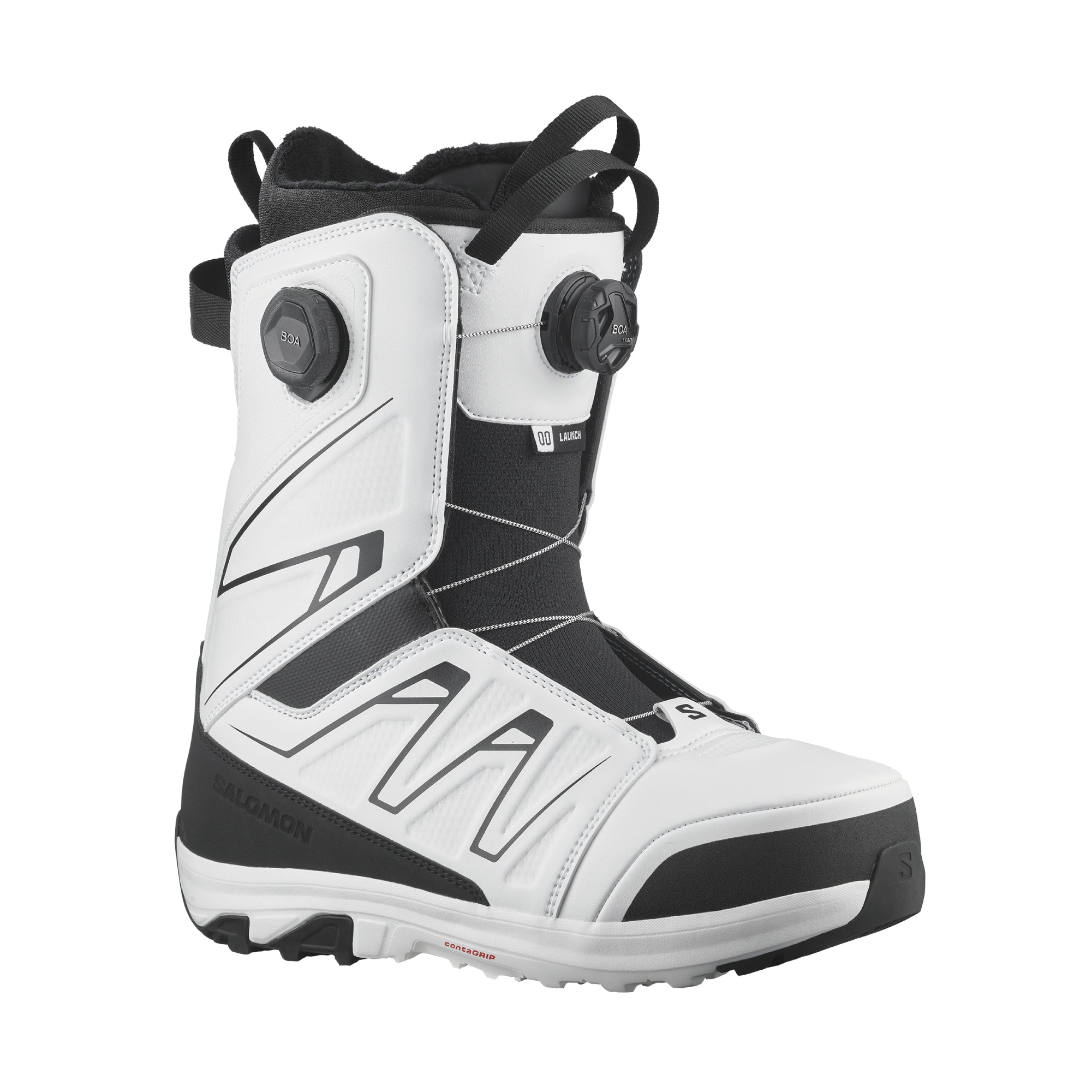 スノーボード ブーツ サロモン SALOMON LAUNCH BOA SJ BOA BLACK / WHITE / BLACK 25-26 送料無料 日本正規品 予約商品 店頭受け取り可能