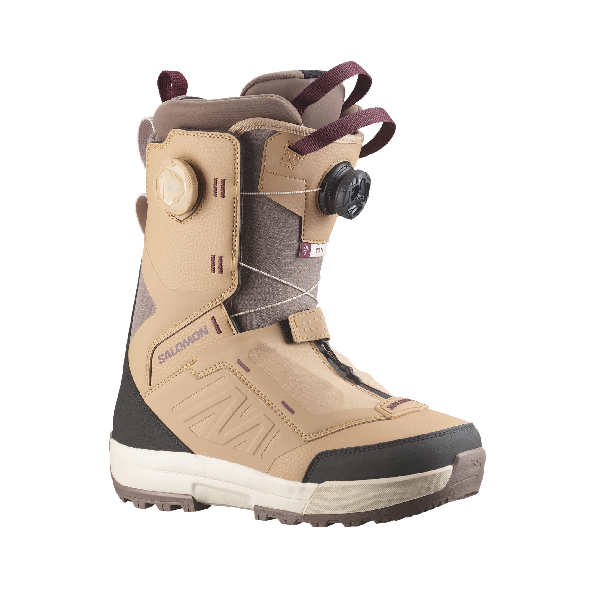 25-26 SALOMON VISTA DUAL BOA TAN / DEEP TAUPE / TAWNY PORT スノーボード 日本正規品 早期予約