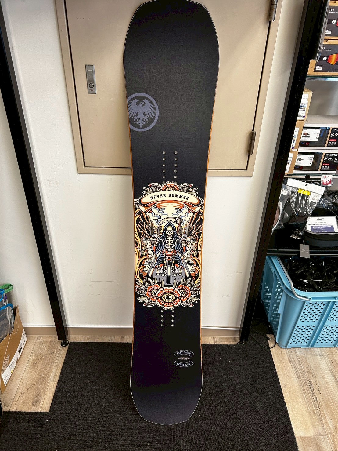 スノーボード 試乗機 NEVERSUMMER EAZY RIDER 154cm