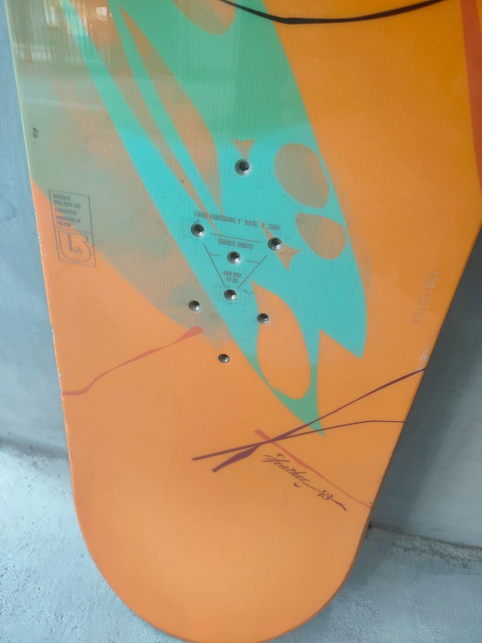 スノーボード 中古 BURTON Feather 143