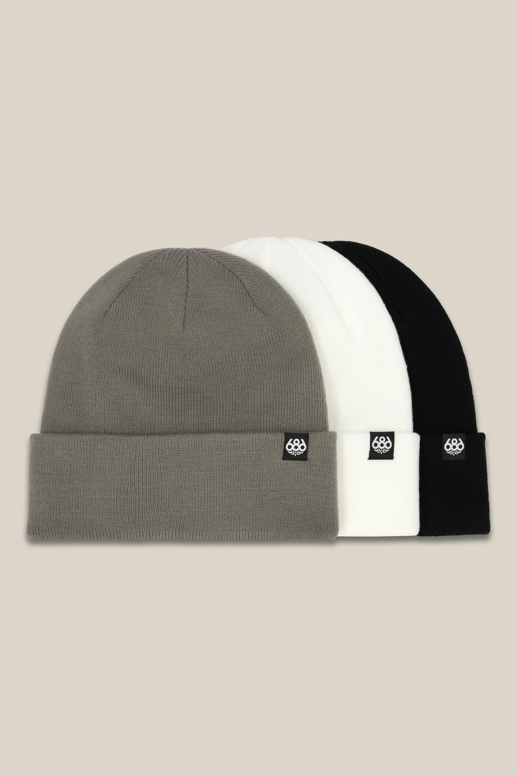スノーボード アクセサリー シックスエイトシックス 686 686 STANDARD ROLL UP BEANIE - (3-Pack) ASSORTED 25-26 送料無料 日本正規品 予約商品 店頭受け取り可能