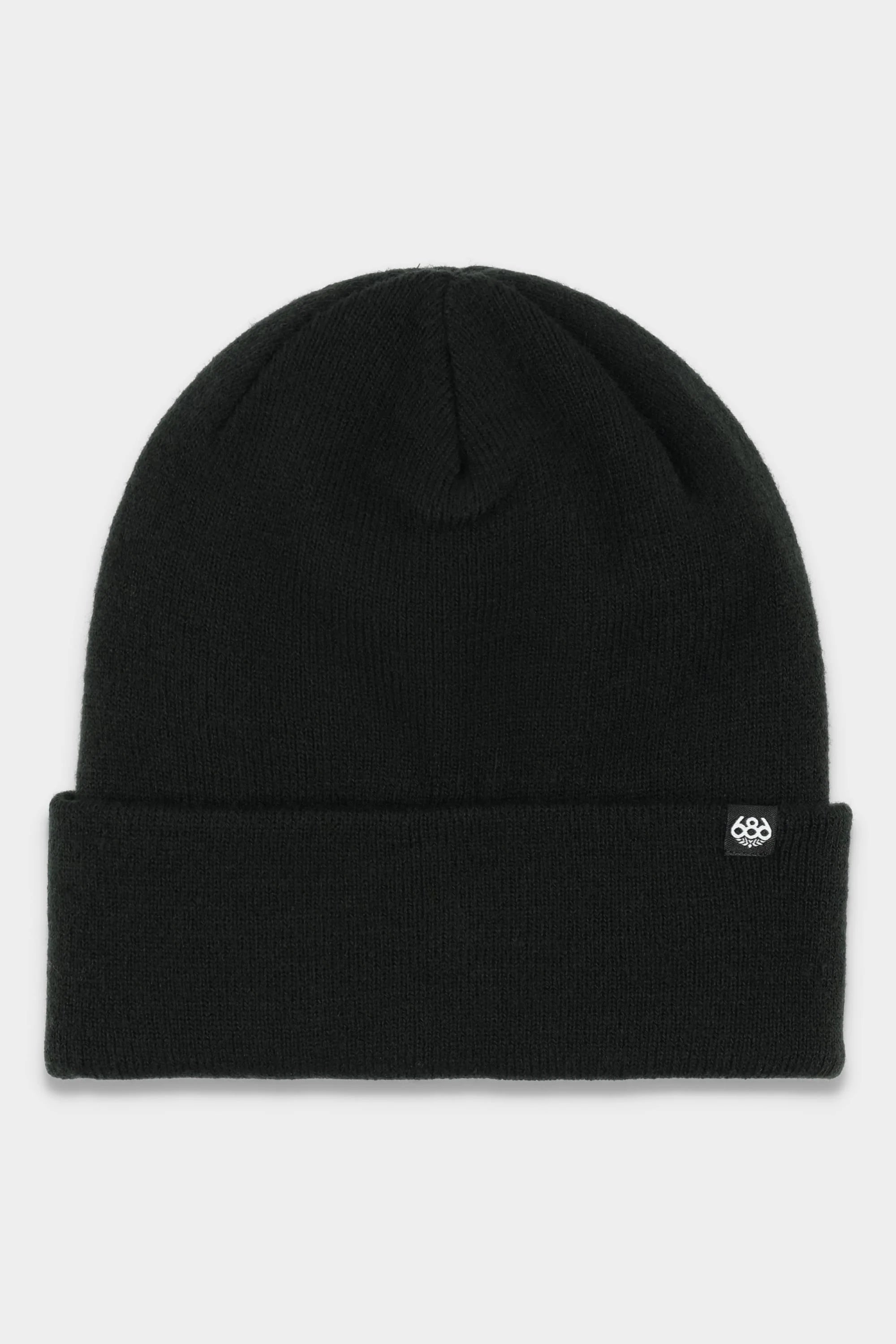 スノーボード アクセサリー シックスエイトシックス 686 686 STANDARD ROLL UP BEANIE BLACK 25-26 送料無料 日本正規品 予約商品 店頭受け取り可能