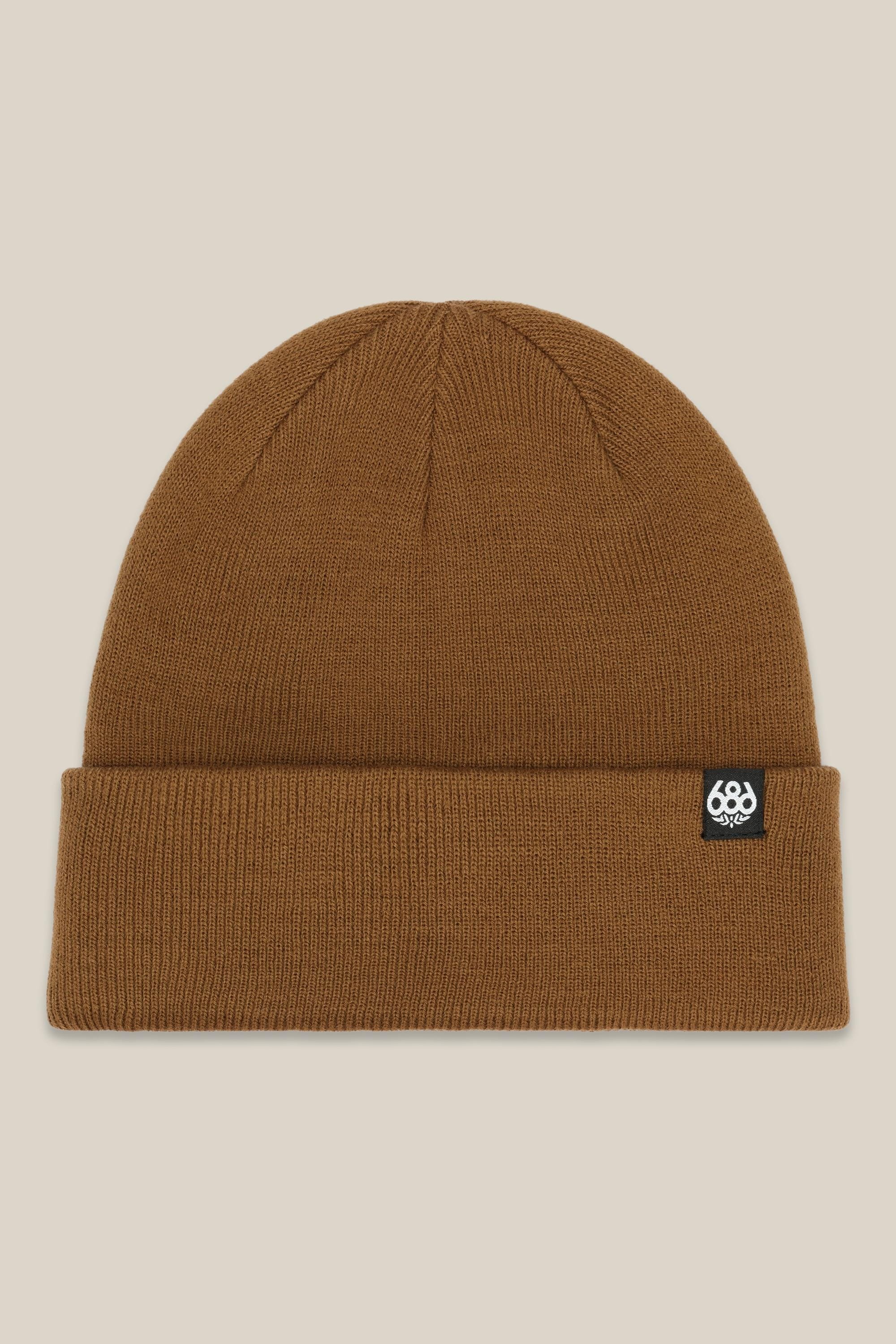 スノーボード アクセサリー シックスエイトシックス 686 686 STANDARD ROLL UP BEANIE CARAMEL 25-26 送料無料 日本正規品 予約商品 店頭受け取り可能