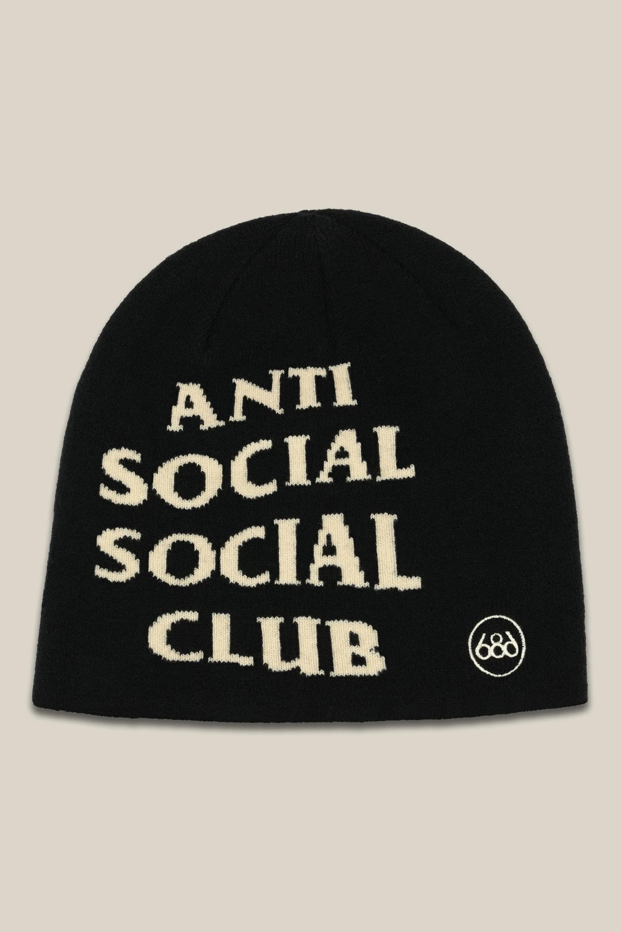 スノーボード アクセサリー シックスエイトシックス 686 686 ASSC SKULLY BEANIE ASSC BLACK 25-26 送料無料 日本正規品 予約商品 店頭受け取り可能