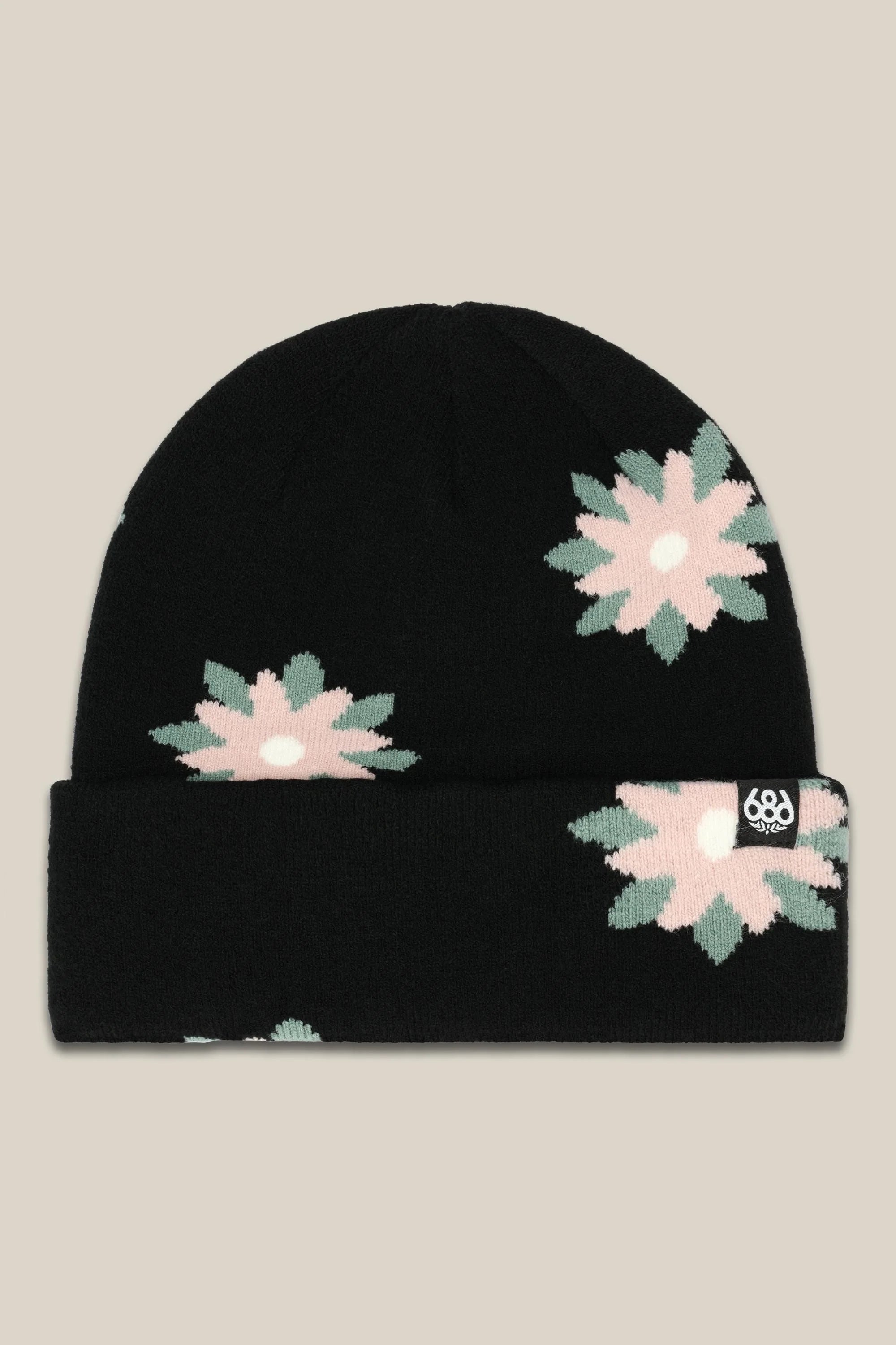 スノーボード アクセサリー シックスエイトシックス 686 WOMENS DAZEY BEANIE BLACK 25-26 送料無料 日本正規品 予約商品 店頭受け取り可能