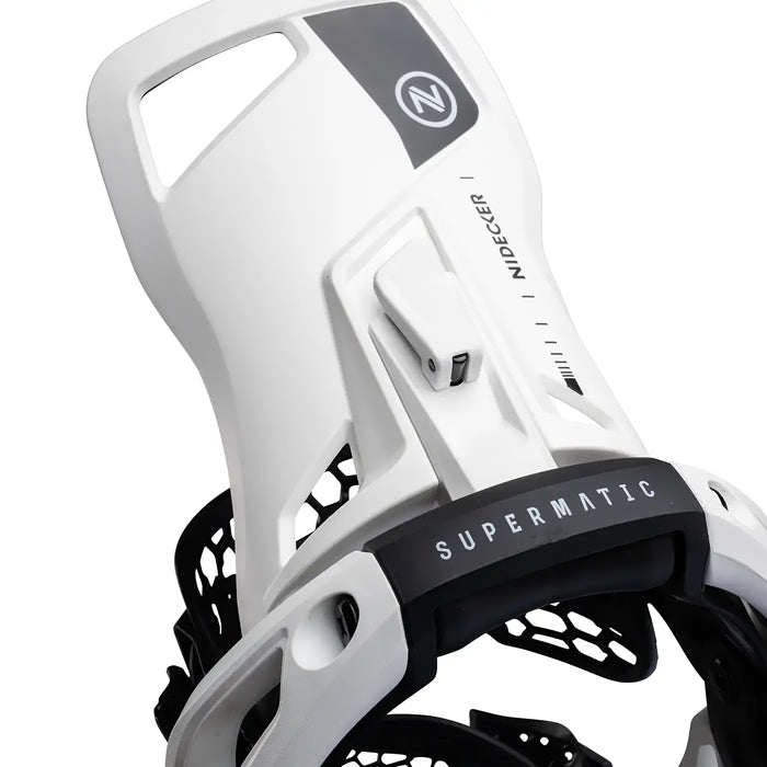 スノーボード ビンディング  NIDECKER OG-SUPERMATIC WHITE 25-26 送料無料 日本正規品 予約商品 店頭受け取り可能