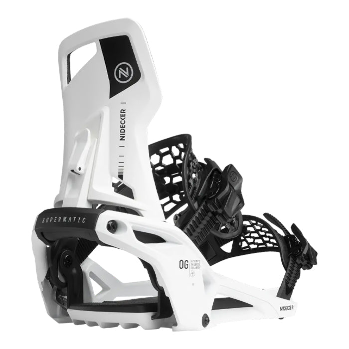 スノーボード ビンディング  NIDECKER OG-SUPERMATIC WHITE 25-26 送料無料 日本正規品 予約商品 店頭受け取り可能