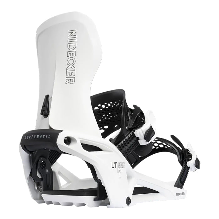 スノーボード ビンディング  NIDECKER LT-SUPERMATIC WHITE 25-26 送料無料 日本正規品 予約商品 店頭受け取り可能