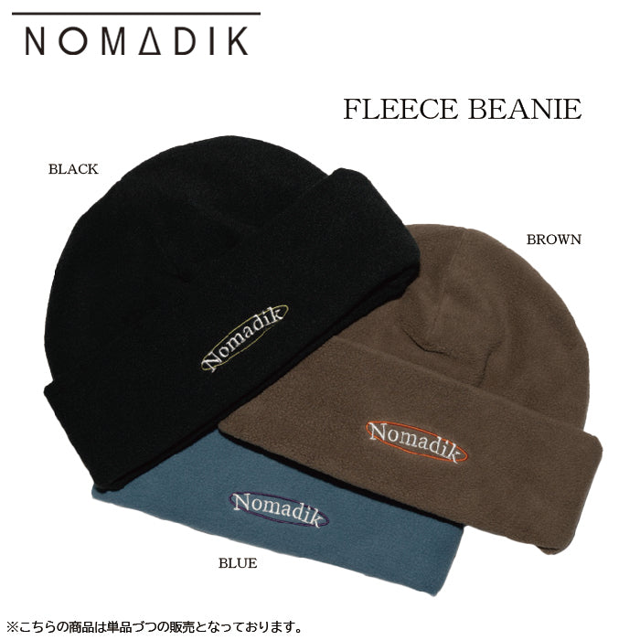 スノーボード ビーニー ノマディック NOMADIK FLEECE BEANIE BLACK 25-26 送料無料 日本正規品 予約商品 店頭受け取り可能