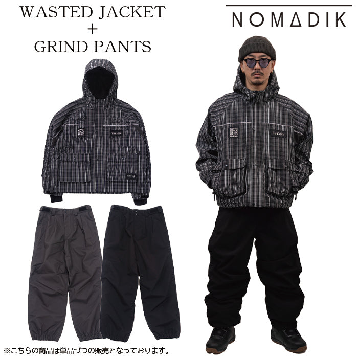 スノーボード ウェア ノマディック NOMADIK GRIND PNT D.GY 送料無料 日本正規品 予約商品 店頭受け取り可能