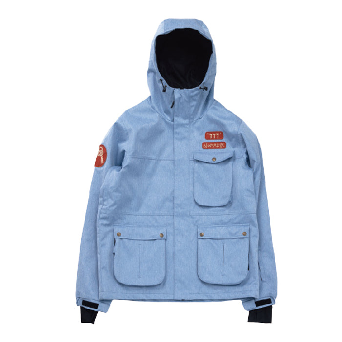 スノーボード ウェア ノマディック NOMADIK 777 JKT BL DENIM 送料無料 日本正規品 予約商品 店頭受け取り可能