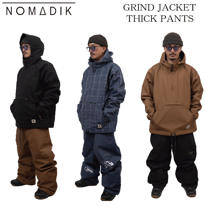 スノーボード ウェア ノマディック NOMADIK GRIND JKT BROWN 日本正規品