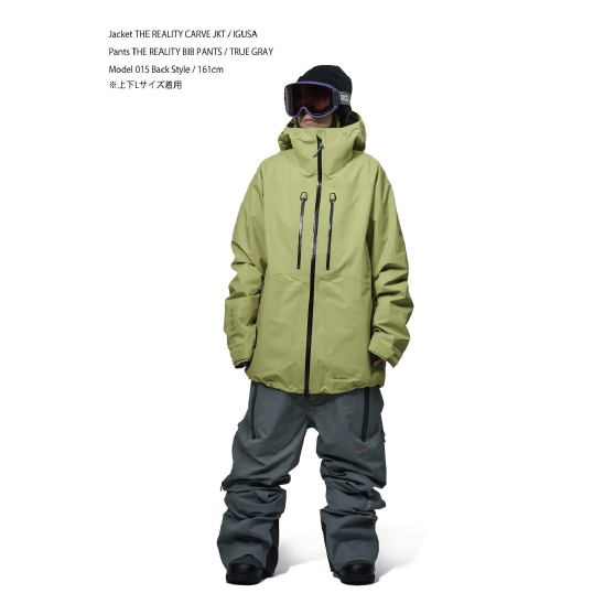【カノア】REW reality carve 3L JKT & BIB REW ウェア アールイーダブリュー REALITY CARVE 3L JKT 03 26-27
