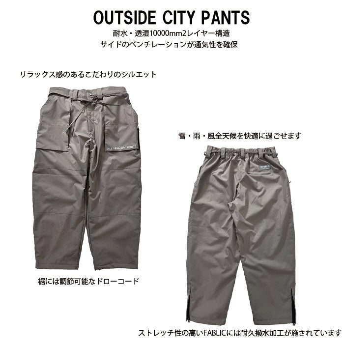 スノーボード ウェア リパブリック REPUBLIC OUTSIDE CITY PANTS Mocha 送料無料 日本正規品 予約商品 店頭受け取り可能