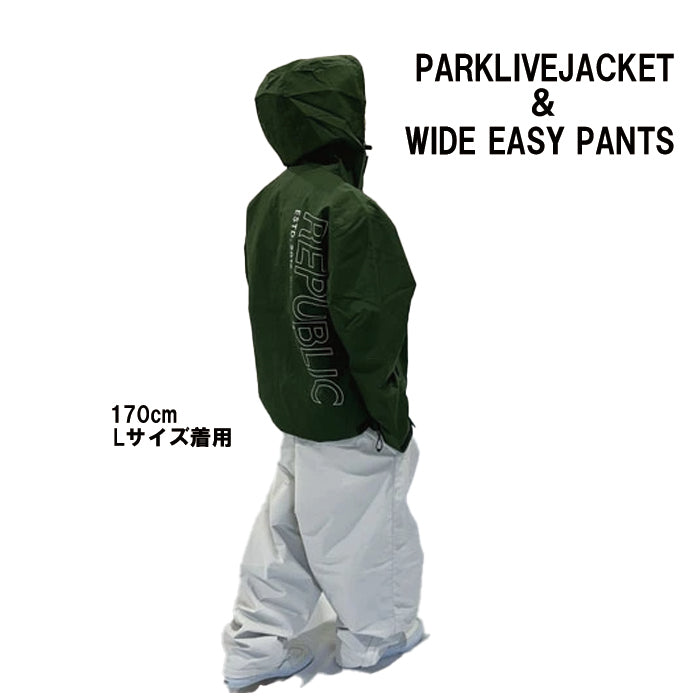 スノーボード ウェア リパブリック REPUBLIC PARKLIVE JACKET Olive 送料無料 日本正規品 予約商品 店頭受け取り可能