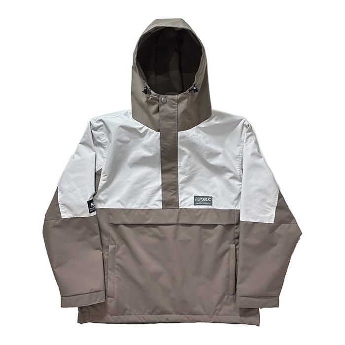 スノーボード ウェア リパブリック REPUBLIC TRAIL PULLOVER JACKET Mocha/Gray 送料無料 日本正規品 予約商品 店頭受け取り可能