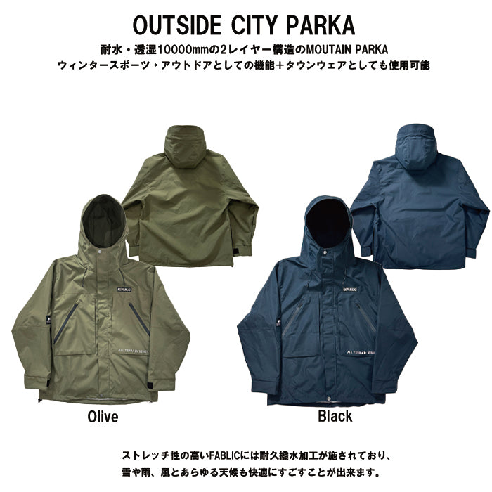 スノーボード ウェア リパブリック REPUBLIC OUTSIDE CITY PARKA Olive 送料無料 日本正規品 予約商品 店頭受け取り可能