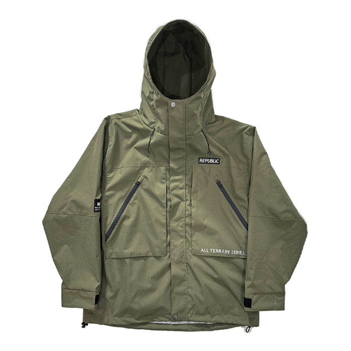 スノーボード ウェア リパブリック REPUBLIC OUTSIDE CITY PARKA Olive 送料無料 日本正規品 予約商品 店頭受け取り可能