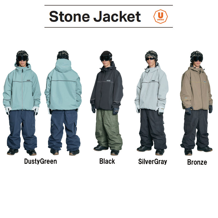 スノーボード ウェア ローム ROME STONE Jacket SILVER GRAY 25-26