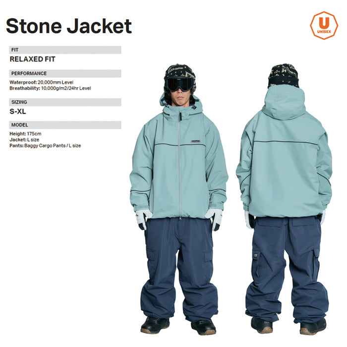スノーボード ウェア ローム ROME STONE Jacket DUSTY GREEN 25-26 送料無料 日本正規品 予約商品 店頭受け取り可能
