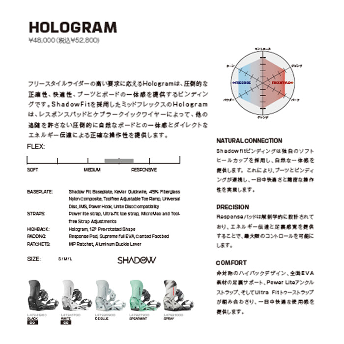 25-26 SALOMON HOLOGRAM BLACK スノーボード 早期予約