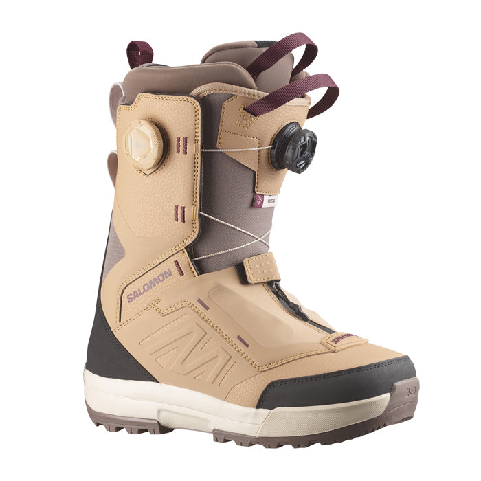 25-26 SALOMON VISTA DUAL BOA TAN / DEEP TAUPE / TAWNY PORT スノーボード 早期予約