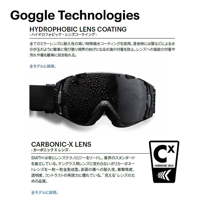 SMITH スミス 【smith】Late Squad MAG Blackout ”Tadashi Fuse” 25-26 スノーボード ゴーグル