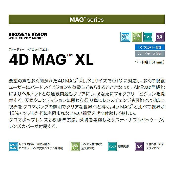 スノーボード ゴーグル スミス SMITH 4D MAG XL GRANITE BLUE 25-26 送料無料 日本正規品 予約商品 店頭受け取り可能