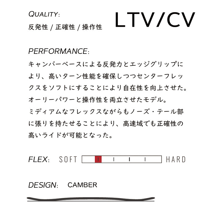25-26 SPREAD LTV/CV  スノーボード 日本正規品 早期予約