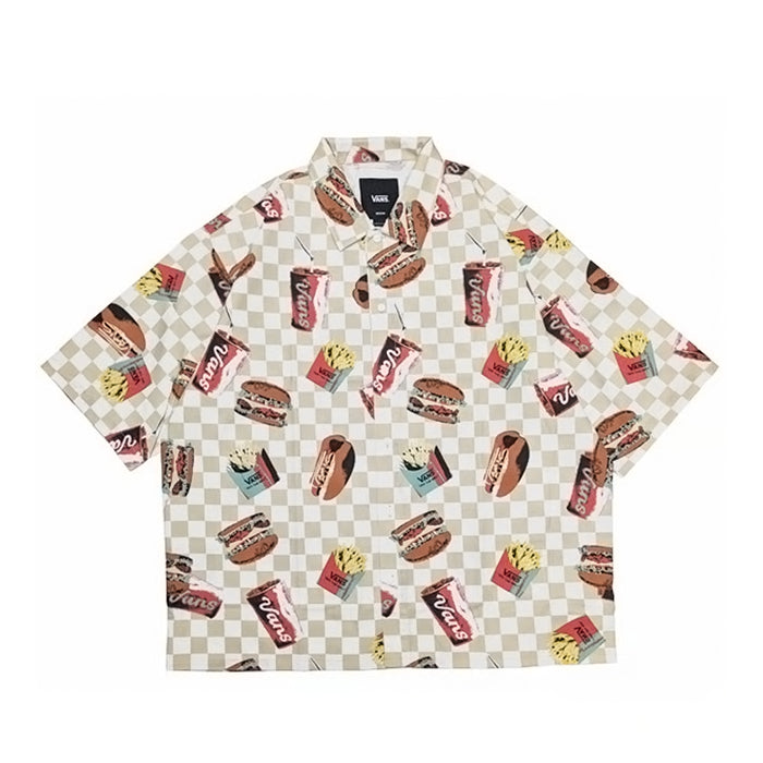 24-25 VANS POP FAST FOOD SHIRT Colorful スノーボード