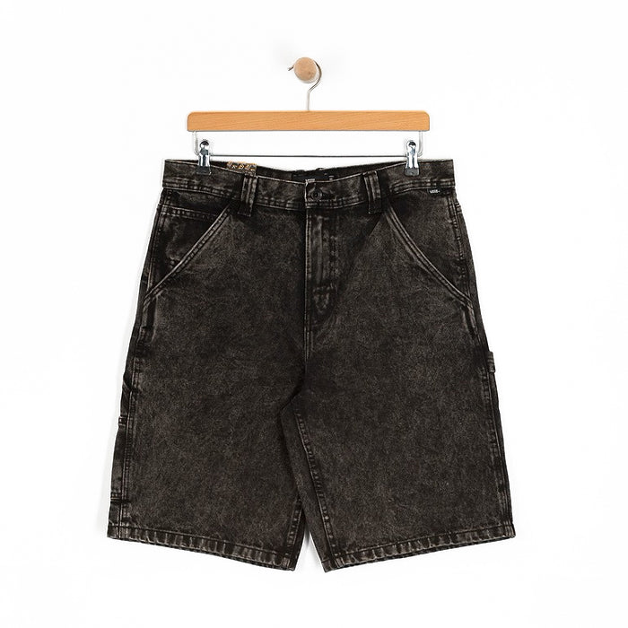 24-25 VANS DRILL LOOSE DENIM SHORT Stonewash Black