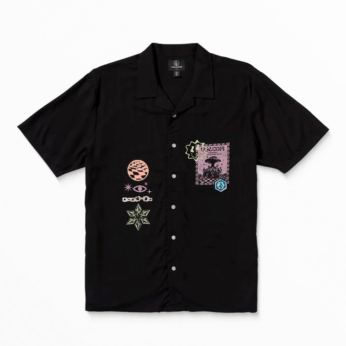 24-25 VOLCOM FA F RYGALSKI WOVEN SS A0412516 BLK L