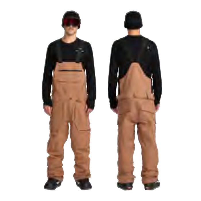 25-26 VOLCOM ROAN BIB OVERALL TBR-TERRA BROWN スノーボード 日本正規品 早期予約