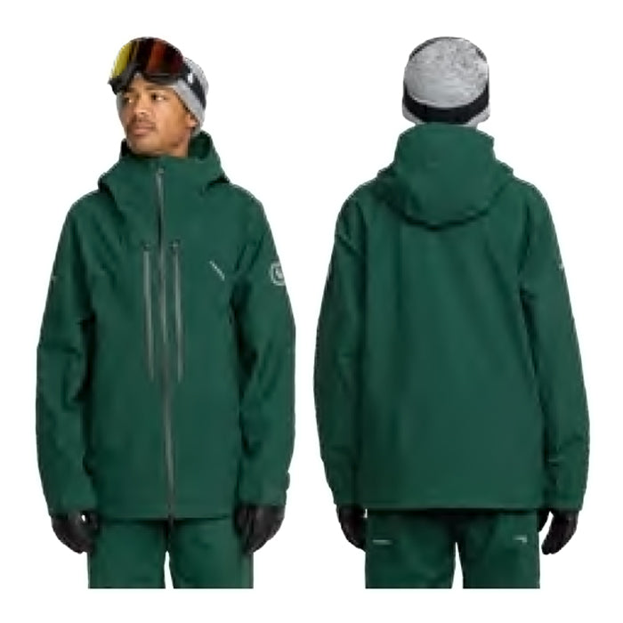 25-26 VOLCOM ANYOX GUIDE GORE PRO SHELL JKT BGR-BLACK GREEN スノーボード 日本正規品 早期予約