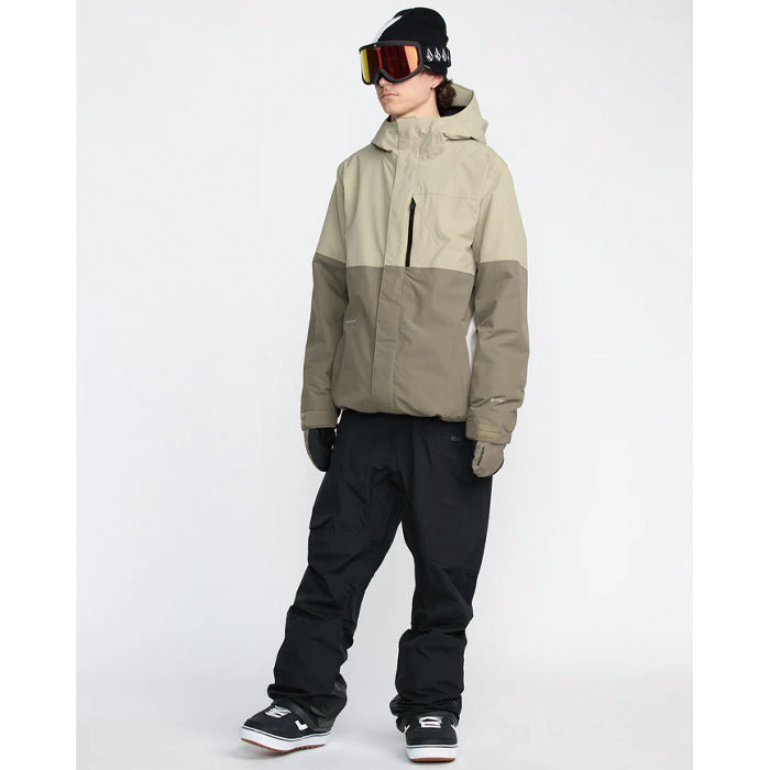 25-26 VOLCOM RAIN GORE-TEX BIB OVERALL BLK-BLACK 25-26