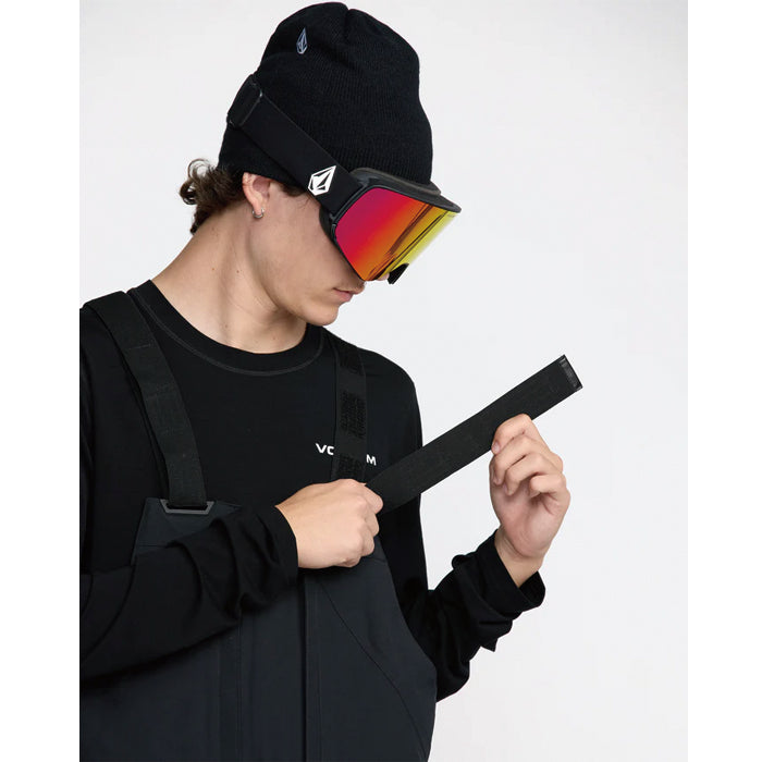 25-26 VOLCOM RAIN GORE-TEX BIB OVERALL BLK-BLACK 25-26