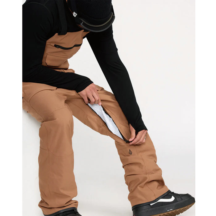 25-26 VOLCOM ROAN BIB OVERALL TBR-TERRA BROWN 25-26