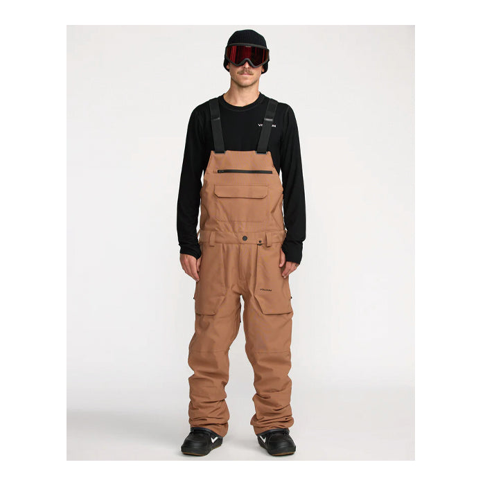 VOLCOM ブラウン オーバーオール VOLCOM