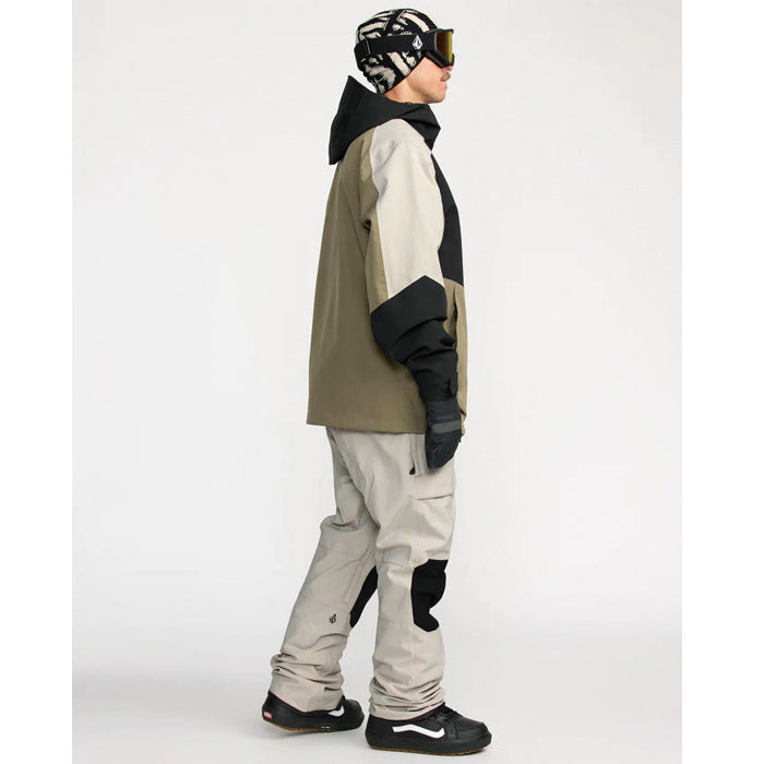 25-26 VOLCOM ROAN BIB OVERALL STN-STONE 25-26