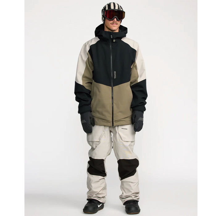 25-26 VOLCOM ROAN BIB OVERALL STN-STONE 25-26