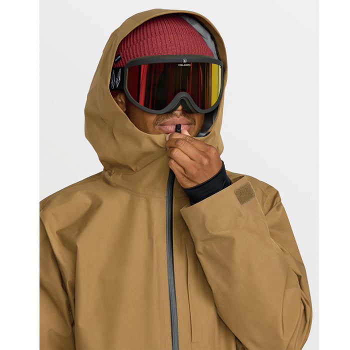 25-26 VOLCOM TESTER 3L GORE-TEX JACKET BRZ-BRONZE 25-26