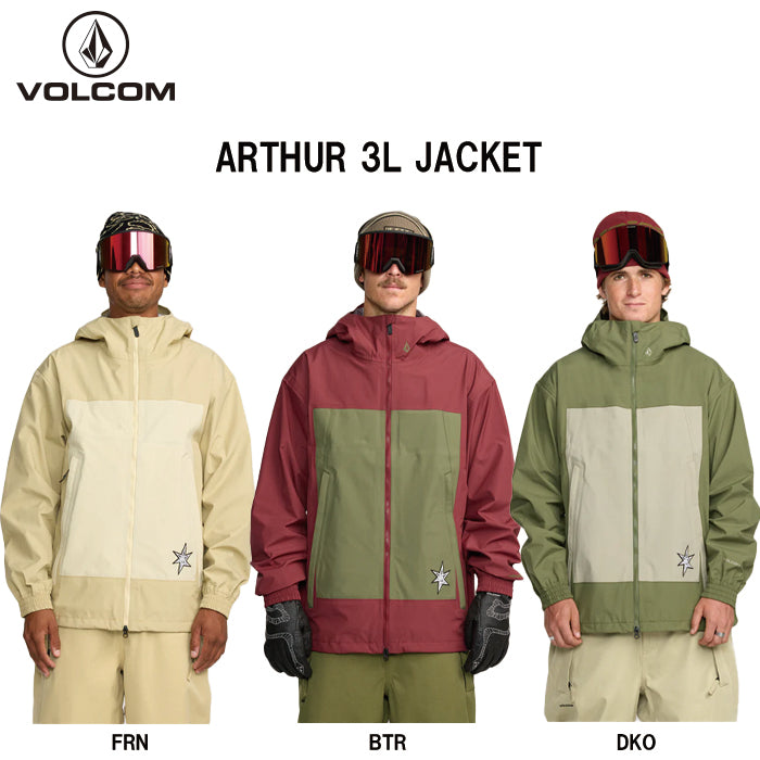 25-26 VOLCOM ARTHUR 3L JACKET FRN-FERN 25-26