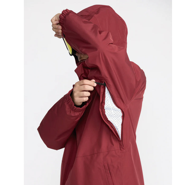 25-26 VOLCOM DUA GORE-TEX JACKET BTR-BURNT RED 25-26