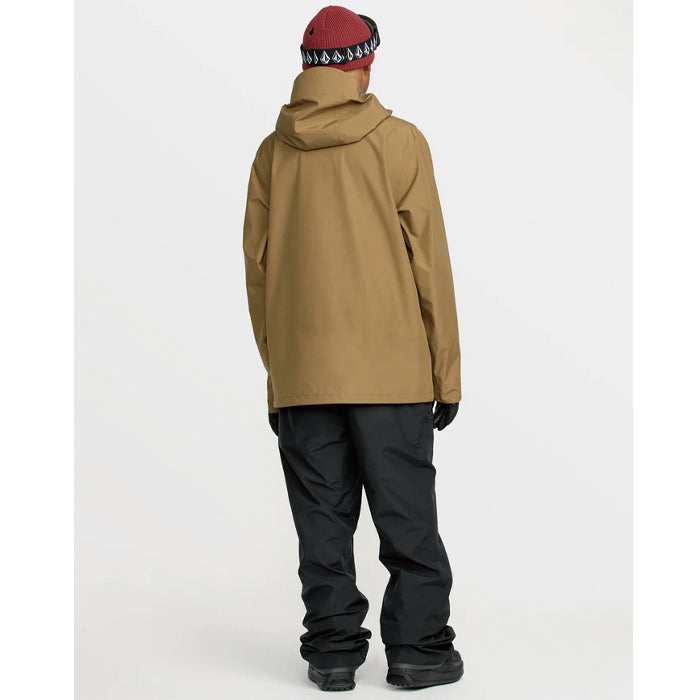 25-26 VOLCOM TESTER 3L GORE-TEX JACKET BRZ-BRONZE 25-26