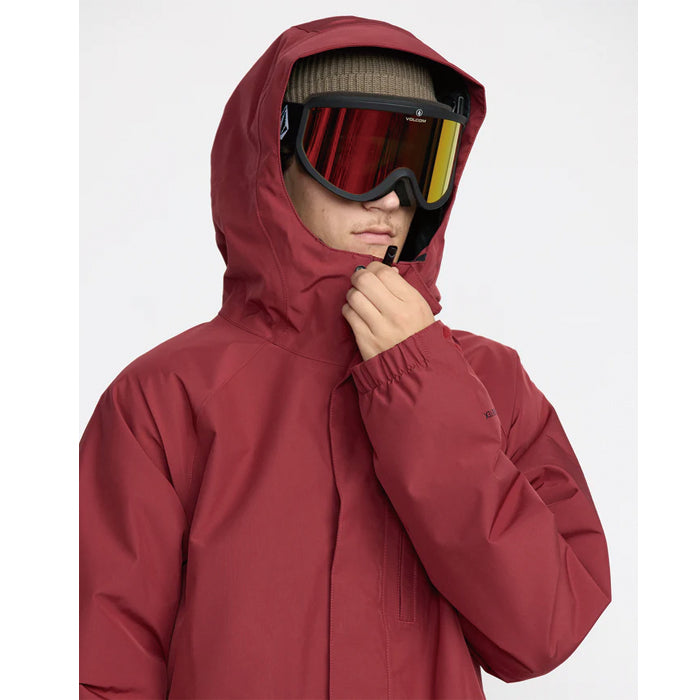 25-26 VOLCOM DUA GORE-TEX JACKET BTR-BURNT RED 25-26