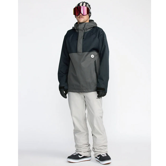 25-26 VOLCOM HOSSEGOR 20K PULLOVER BLK-BLACK 25-26