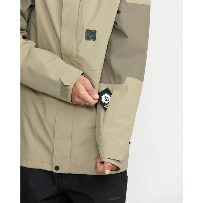 25-26 VOLCOM PRIMRY JACKET MSG-MOSS GREEN 25-26